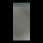 Tall gray placeholder panel with a thin teal top bar.